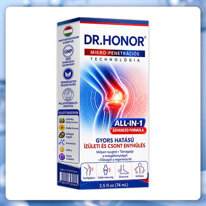 OFICIÁLNÍ E-SHOP | DR.HONOR® Mikrojehličkový roll-on 0,05 mm s rychlým účinkem pro úlevu od bolesti kloubů a kostí 🦴