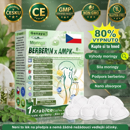 𝐆𝐞𝐧𝐚𝐲𝐮® metabolická nano mikrojehličková náplast 🧑‍⚕️ (Pouze jednou denně, viditelné výsledky již do 7 dnů!) ✅ Formule Berberin + Moringa, ideální při nadváze, nedokonalostech pokožky, diabetu, spánkové apnoe a kloubních potížích 💥💥
