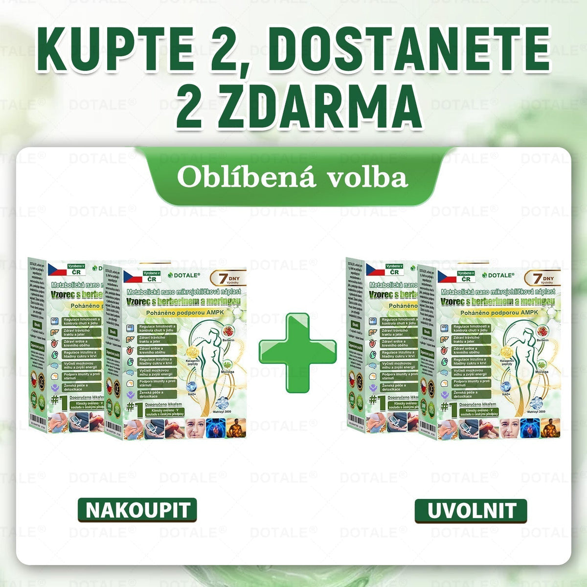 𝐆𝐞𝐧𝐚𝐲𝐮® metabolická nano mikrojehličková náplast 🧑‍⚕️ (Pouze jednou denně, viditelné výsledky již do 7 dnů!) ✅ Formule Berberin + Moringa, ideální při nadváze, nedokonalostech pokožky, diabetu, spánkové apnoe a kloubních potížích 💥💥