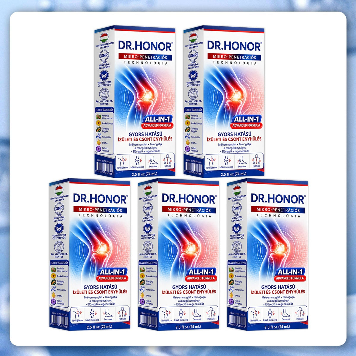 OFICIÁLNÍ E-SHOP | DR.HONOR® Mikrojehličkový roll-on 0,05 mm s rychlým účinkem pro úlevu od bolesti kloubů a kostí 🦴